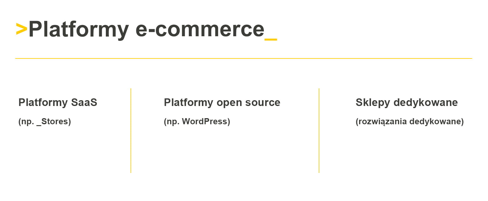 typy platform e-commerce