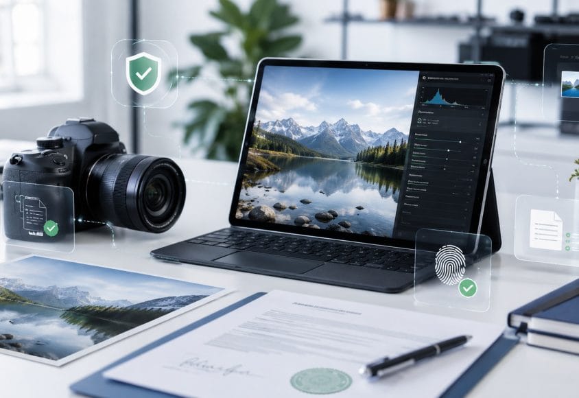 Grafika Google w 2026. Jak wdrożyć licencje zdjęć, IPTC i C2PA na stronie?