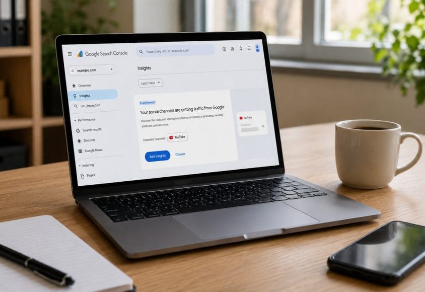 Social Media w Google Search Console