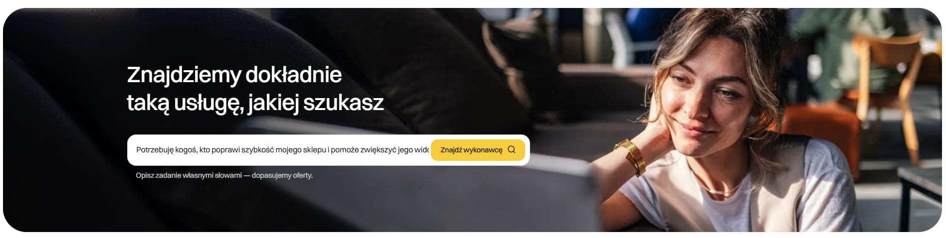 Inteligentna wyszukiwarka _partners. Opisany problem, na podstawie jakiego dopasowywane są oferty wykonawców